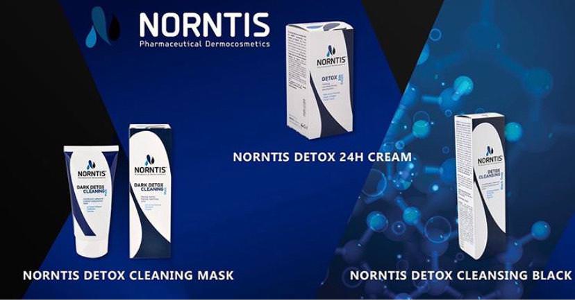 Σειρά Dark Detox με ενεργό άνθρακα από την Norntis Pharmaceutical