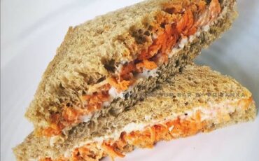 Σάντουιτς με καρότο και χούμους-Η πιο ωραία συνταγή!