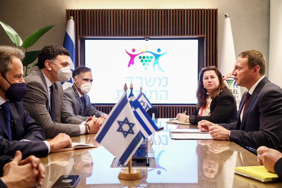 Β. Κικίλιας σε Ισραηλινό ομόλογο του: Η Ελλάδα αναλαμβάνει πρωτοβουλία συνεργασίας μεσογειακών χωρών στον Τουρισμό