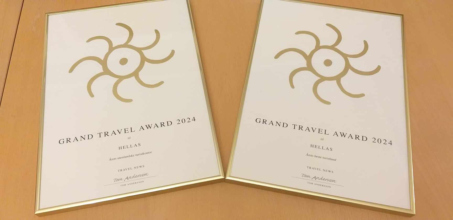 Νορβηγία-Grand Travel Awards: Διπλή βράβευση για την Ελλάδα και τον ΕΟΤ